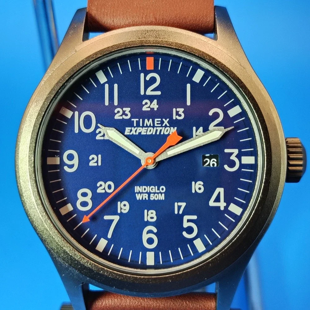 New! 2019 Timex Expedition Indiglo 40mm Mens Quartz Military Field Watch NOS